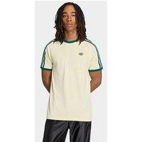 Adidas Originals Men'S 3-Stripes T-Shirt - Yellow