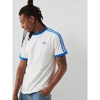 Adidas Originals Adicolor Classics 3-Stripes T-Shirt - Cloud White/Blue