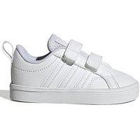 Adidas Sportswear Kids' Vs Pace 2.0 Breathable Mesh Trainers - White
