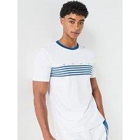 Hugo Dempsy Stripe Detail T-Shirt - White