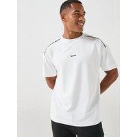 Hugo Bodywear Noah Piped Lounge T-Shirt - White