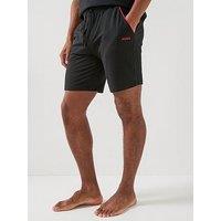 Hugo Bodywear Noah Piped Lounge Shorts - Black