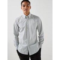 Boss Rickert_M Button Down Gingham Shirt - White