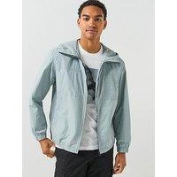Boss Otily1 Lightweight Hooded Shell Jacket - Grey