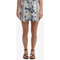 Superdry Cotton Printed Beach Short - Cream