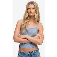 Superdry Athletic Essentials Graphic Cami- Blue