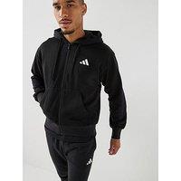 Adidas Sportswear Mens Essentials Feelcozy Fleece Hoodie - Black