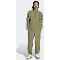 Adidas Sportswear Mens 3 Stripe Woven Tracksuit - Green