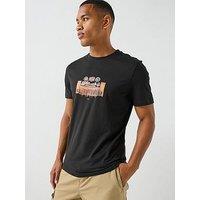 Hugo Durectee Record Studio Graphic T-Shirt - Black