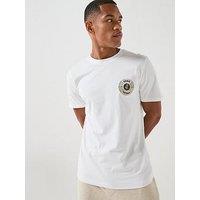 Hugo Durectee Record Emblem T-Shirt - White