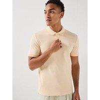 Boss Passenger Tonal Patch Logo Polo Shirt - Orange