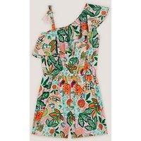 Monsoon Girls Storm Pineapple Playsuit - Multi