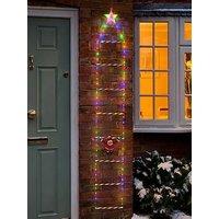 Three Kings Santa'S Ladder Indoor/Outdoor Christmas Light Coloured - 1.92 M