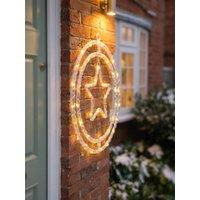Three Kings Star Rings Indoor/Outdoor Christmas Light - Warm White