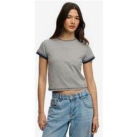 Superdry Athletic Essentials Layered Top- Grey