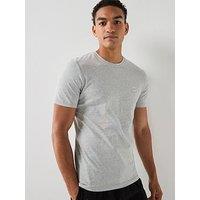 Boss Tales Tonal Logo Relaxed Fit T-Shirt - Light Grey