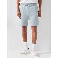 Boss Relaxed Jersey Straight Bermuda Shorts - Grey