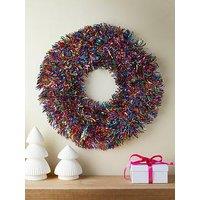 Three Kings X-Bling! Tinsel Christmas Wreath - 45 Cm