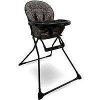 My Babiie Mbhc1 Compact Highchair - Black Leopard