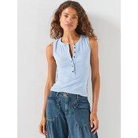 Free People Jamie Henley Tank Top - Blue