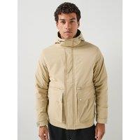 Jack & Jones Men'S Wolf Parka Jacket - Beige