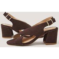 Monsoon Cally Cross Front Sandal - Brown