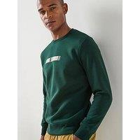 Jack & Jones Men'S Crew Neck Logo Sweatshirt - Scarab