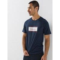 Jack & Jones Men'S Buster Graphic Logo T-Shirt - Navy