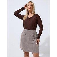 Yours Curve Mini Skirt