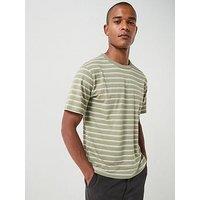 Jack & Jones Axel Stripe T-Shirt - Vetiver