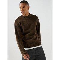 Jack & Jones Men'S Soho Ollie Crew Neck Knitted Jumper - Jones Cocoa