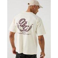 Jack & Jones Frederiksberg Back Graphic Crew Neck T-Shirt - White