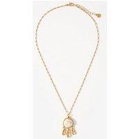 Mint Velvet Gold Teardrop Pendant Necklace