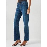 7 For All Mankind Comfort Calie Straight In Indiglow