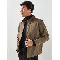 Jack & Jones Men'S Workwear Jacket With Spread Collar - Brown