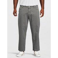 Jack & Jones Plus Alex Loose Fit Trousers - Dark Grey