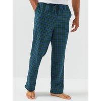 Jack & Jones Mens Edwin Drawstring Check Pyjama Trousers - Pine Grove