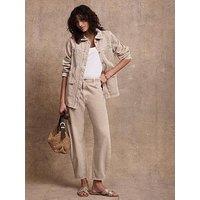 Mint Velvet Sand Popper Balloon Jean