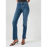 7 For All Mankind Bair Kimmie Straight In Duchess