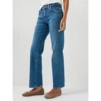 7 For All Mankind Calie Straight Jeans