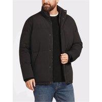 Jack & Jones Men'S Plus Soho Puffer Coat - Black
