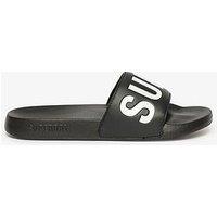 Superdry Pool Slide - Black