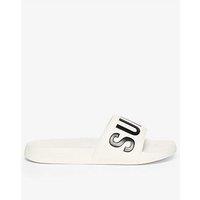 Superdry Pool Slide - White