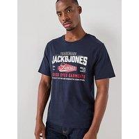 Jack & Jones Logo T-Shirt - Navy