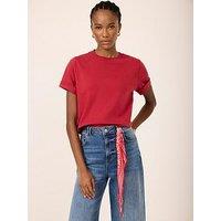 Mint Velvet Red Ultimate Cotton T-Shirt