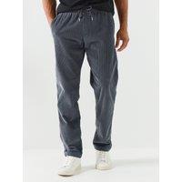 Jack & Jones Mens Kane Corduroy Drawstring Straight Leg Jogging Bottoms - Turbulence