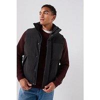 Jack & Jones Soho Padded Gilet - Black