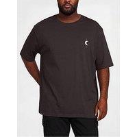 Jack & Jones Men'S Plus Size Astro Graphic Back Print T-Shirt - Black