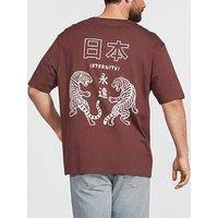 Jack & Jones Plus Boye T-Shirt - Bitter Chocolate