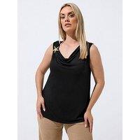 Yours Curve Drape Starfish Top